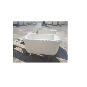 LAVANDINO LAVATOIO LAVABO FONTANA VASCA DA GIARDINO IN CEMENTO BIANCO O  BEIGE